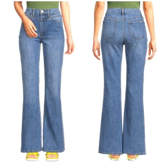 Joe's Jeans Denim - NWOT Joe's Jeans High-Rise Flare Leg Jeans In Anita Medium Wash Size 29 (33"L)
